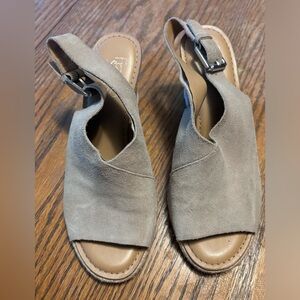 Franco Sarto Peep Toe Wedges